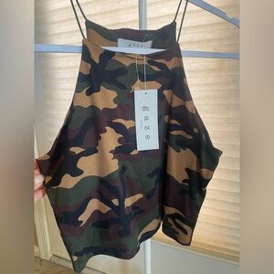 Gaze Camouflage Tank Top
